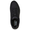 Mens Skechers Uno - Stand On Air Wide Fit Black/Black Sneaker Shoes