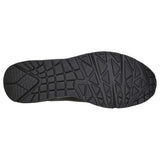 Mens Skechers Uno - Stand On Air Wide Fit Black/Black Sneaker Shoes