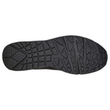 Mens Skechers Uno - Stand On Air Wide Fit Black/Black Sneaker Shoes