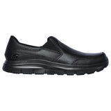 Mens Skechers Work Relaxed Fit: Flex Advantage Sr - Bronwood Work Black Shoes