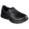 Mens Skechers Work Relaxed Fit: Flex Advantage Sr - Bronwood Work Black Shoes