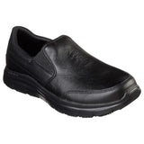 Mens Skechers Work Relaxed Fit: Flex Advantage Sr - Bronwood Work Black Shoes