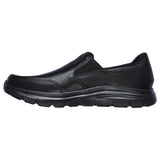 Mens Skechers Work Relaxed Fit: Flex Advantage Sr - Bronwood Work Black Shoes