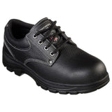 Mens Skechers Workshire - Tydfil Black Work Safety Lace Up Shoes