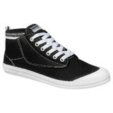Mens Volley Hi Leap Black White International Volleys Casual Canvas Shoes