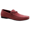 Mens Zasel Bay Pink Salmon Leather Casual Boat Deck Loafers Sneakers Shoes
