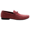 Mens Zasel Bay Pink Salmon Leather Casual Boat Deck Loafers Sneakers Shoes