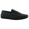 Mens Zasel Breeze Suede Leather Casual Dark Grey Slip On Boat Deck Shoes