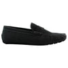 Mens Zasel Breeze Suede Leather Casual Dark Grey Slip On Boat Deck Shoes