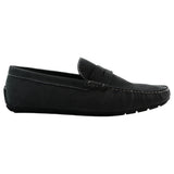 Mens Zasel Breeze Suede Leather Casual Dark Grey Slip On Boat Deck Shoes