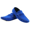 Mens Zasel Cruze Blue Suede Leather Casual Boat Deck Loafers Shoes