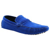 Mens Zasel Cruze Blue Suede Leather Casual Boat Deck Loafers Shoes