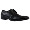 Mens Zasel Daniel Black Leather Lace Up Shoes