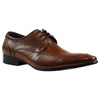 Mens Zasel Daniel Brown Leather Lace Up Shoes