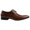 Mens Zasel Daniel Brown Leather Lace Up Shoes