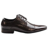 Mens Zasel Parker Brown Leather Lace Up Work Formal Dress Casual Shoes