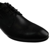 Mens Zasel Peter Black Leather Lace Up Work Formal Dress Wedding Shoes