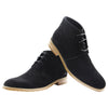 Mens Zasel Sage Boots Black Casual Suede Work Dress Casual Shoes Lace Up