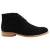 Mens Zasel Sage Boots Black Casual Suede Work Dress Casual Shoes Lace Up