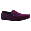 Mens Zasel Zenon Slip On Dark Purple Suede Boat Shoes