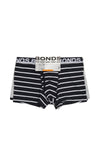 20 X Bonds Mens Everyday Trunks Underwear Black Stripe/Grey/Black