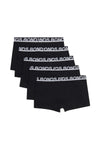 5 x Bonds Mens Everyday Trunks Underwear Black