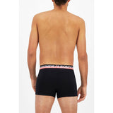 3 x Mens Bonds Stretchables Everyday Trunks Underwear Black With Pink Band