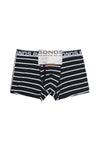 9 x Bonds Mens Everyday Trunks Underwear Black Stripe/Grey/Black