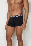 9 x Bonds Mens Everyday Trunks Underwear Black Stripe/Grey/Black