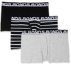 25 X Bonds Mens Everyday Trunks Underwear Black Stripe/Grey/Black