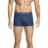 3 x Mens Bonds Guyfront Trunk Trunks Underwear – Navy Stripe 21C