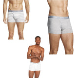 6 x Mens Bonds Guyfront Trunk Trunks Underwear – Grey Stripe