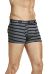 3 x Mens Bonds Guyfront Trunk Trunks Underwear – Charcoal Stripe