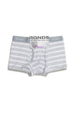 6 x Mens Bonds Guyfront Trunk Trunks Underwear – Grey Stripe