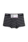 9 x Mens Bonds Guyfront Trunk Trunks Underwear – Charcoal Stripe