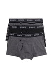 12 X Mens Bonds Guyfront Trunk Trunks Underwear – Charcoal Stripe