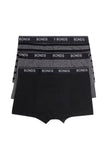 6 x Mens Bonds Guyfront Trunk Trunks Underwear – Charcoal Stripe