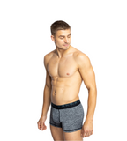 10 x Jockey Mens Microfibre Comfy Trunks Black Marle Underwear