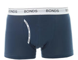 9 x Mens Bonds Guyfront Trunks Underwear Undies Navy/White