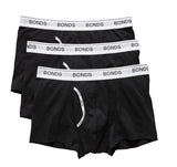 6 x Bonds Guyfront Trunk Mens Underwear Undies Black/White