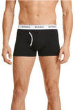 3 x Mens Bonds Guyfront Trunks Underwear Undies Black Pack