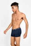 3 x Bonds Microfibre Guyfront Trunk Mens Underwear Trunks Navy