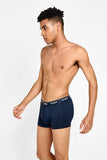 6 x Bonds Microfibre Guyfront Trunk Mens Underwear Trunks Navy