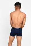 6 x Bonds Microfibre Guyfront Trunk Mens Underwear Trunks Navy