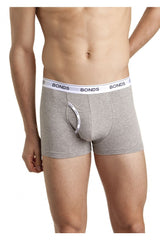 Mens Bonds Grey And White Guyfront Trunk Underwear – Tie Store Australia