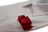 Mens Red Pocket Square