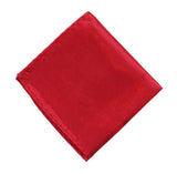 Mens Red Pocket Square