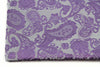 Mens Violet & Purple Paisley Silk Pocket Square