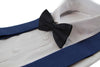 Mens Navy 120cm Extra Wide Suspenders & Black Bow Tie Set