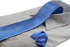 Mens Cornflower Blue 8cm Neck Tie & Matching Pocket Square Set
